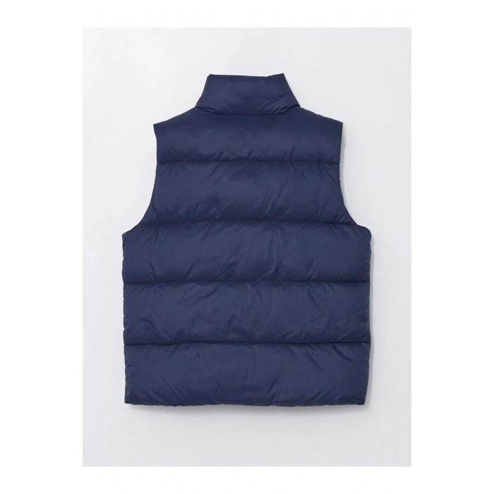 Dik Yaka Kız Çocuk Yelek