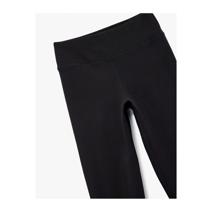 Dikiş Detaylı Yüksek Bel Spor Tayt