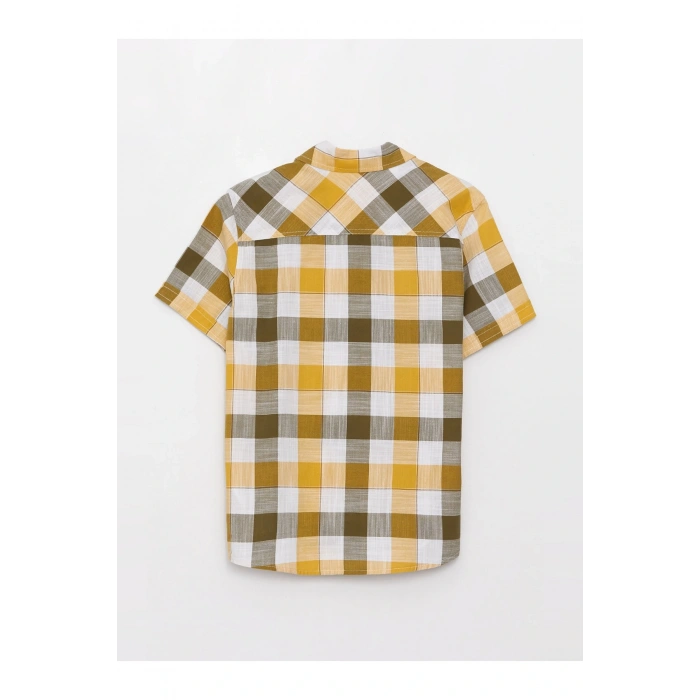 Ekose Kısa Kollu Erkek Çocuk Gömlek