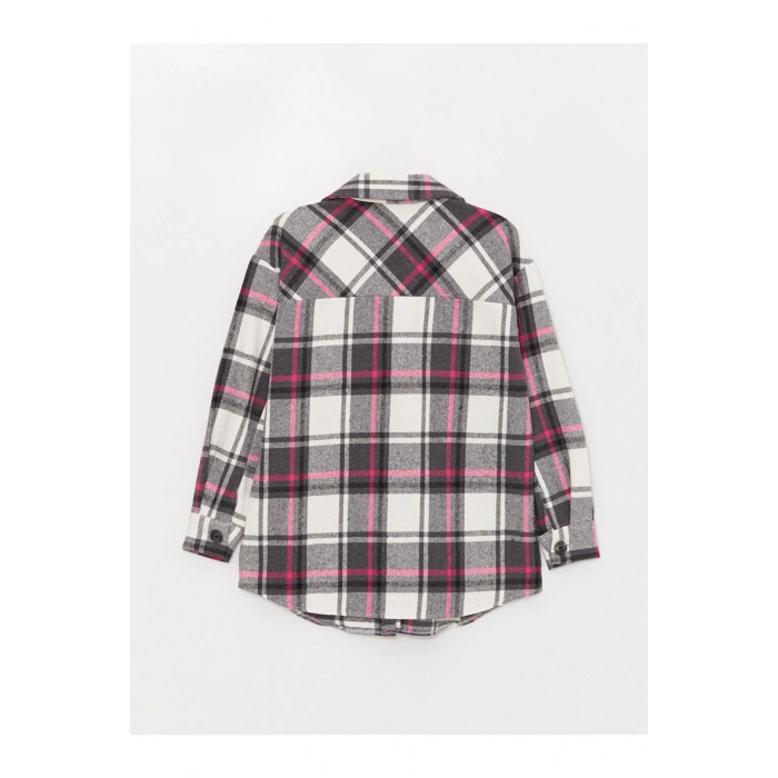 Ekose Uzun Kollu Hamile Oduncu Gömlek Ceket