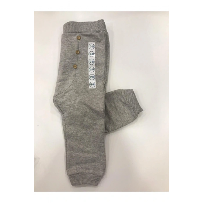 Erkek Bebek Gri Eşofman Altı 1YMB48229ZK