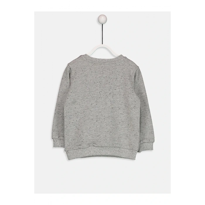 Erkek Bebek Gri Melanj D5P Sweatshirt
