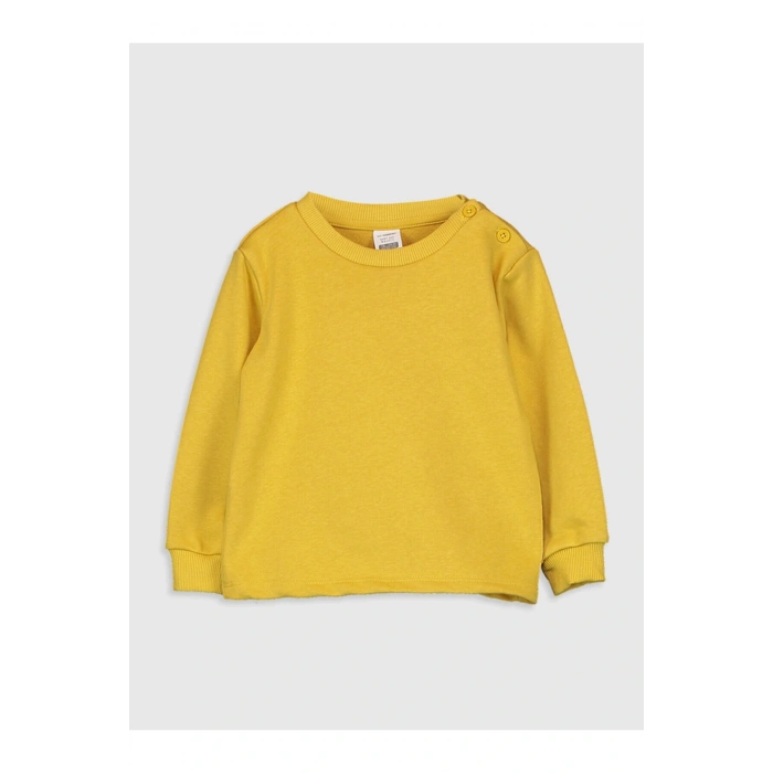 Erkek Bebek Orta Sarı Fln Sweatshirt