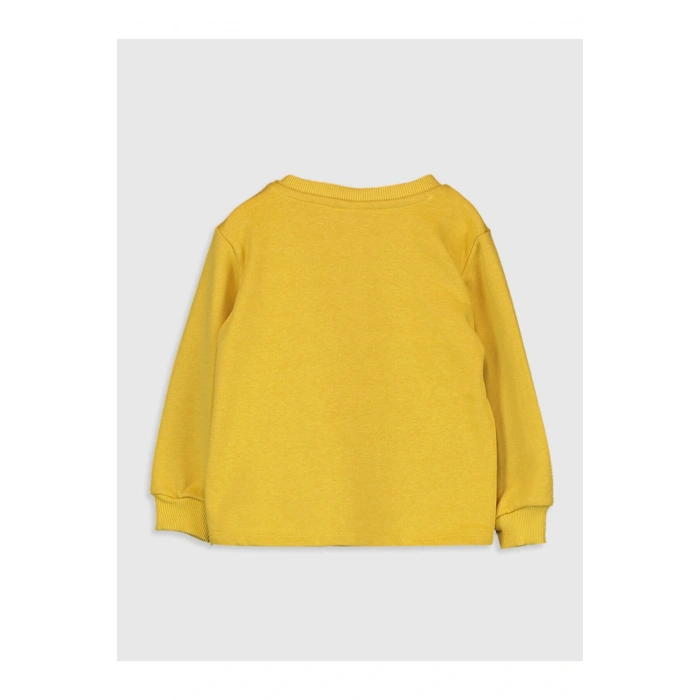 Erkek Bebek Orta Sarı Fln Sweatshirt