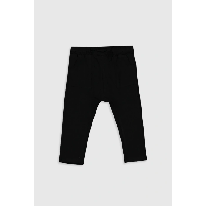 Erkek Bebek Yeni Siyah Cvl Eşofman Altı