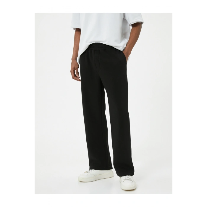 Eşofman Altı Cep Detaylı Şardonlu