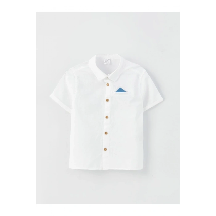 Gömlek Yaka Kısa Kollu Erkek Bebek 3lü Takım