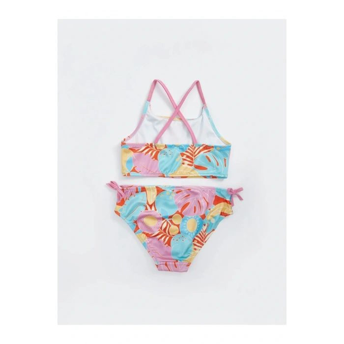 Hızlı Kuruyan Baskılı Kız Çocuk Bikini