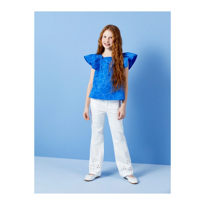 İspanyol Paça Kız Çocuk Pantolon