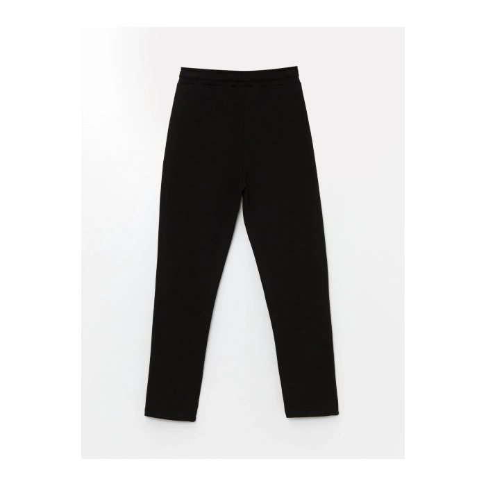 Kadın Beli Lastikli Düz Eşofman Altı