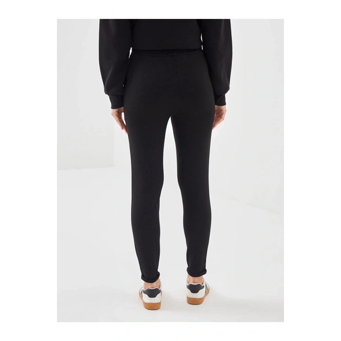 Kadın Beli Lastikli Düz Eşofman Altı