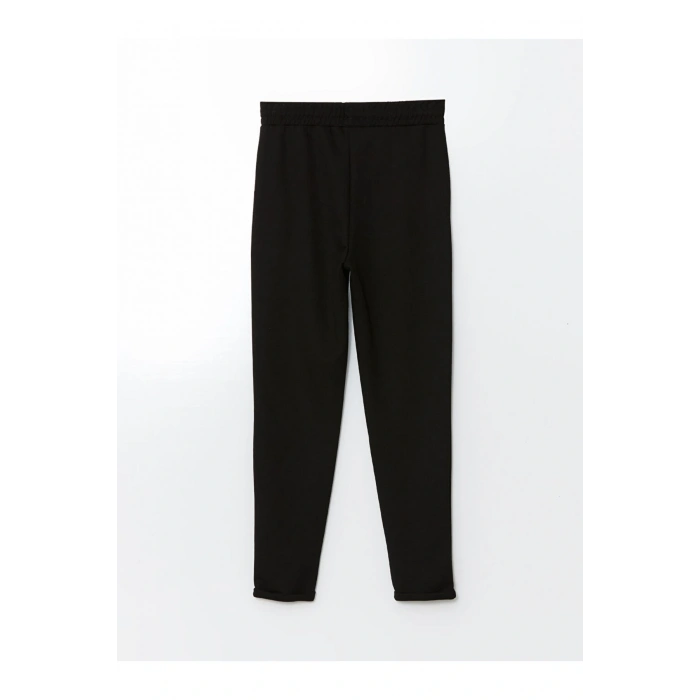 Kadın Beli Lastikli Düz Eşofman Altı