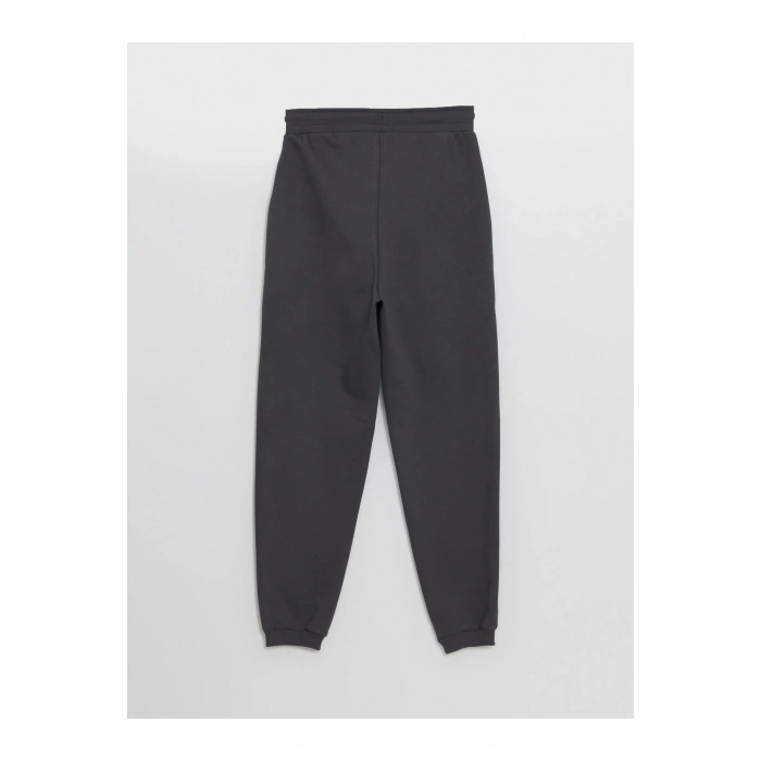 Kadın Beli Lastikli Düz Jogger Eşofman Altı