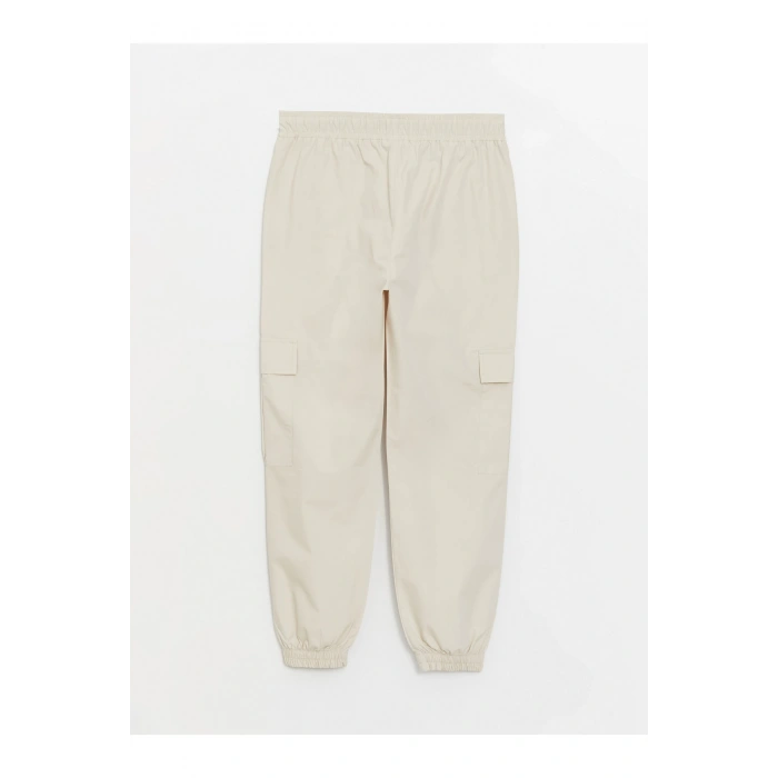 Kadın Beli Lastikli Düz Jogger Pantolon