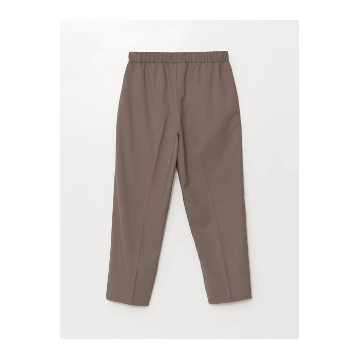 Kadin Beli Lastikli Duz Pantolon - W46120Z8