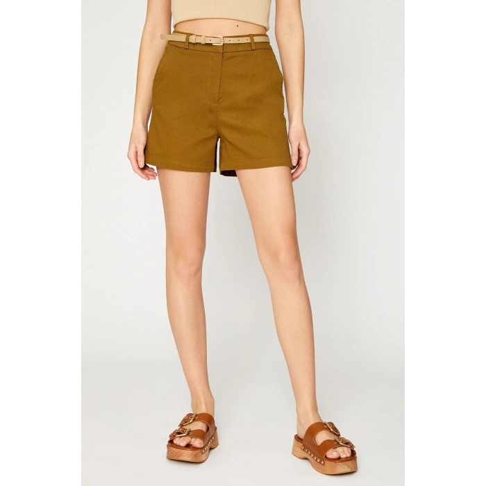 Kadın Haki Şort & Bermuda