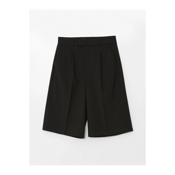 Kadın Loose Fit Düz Şort