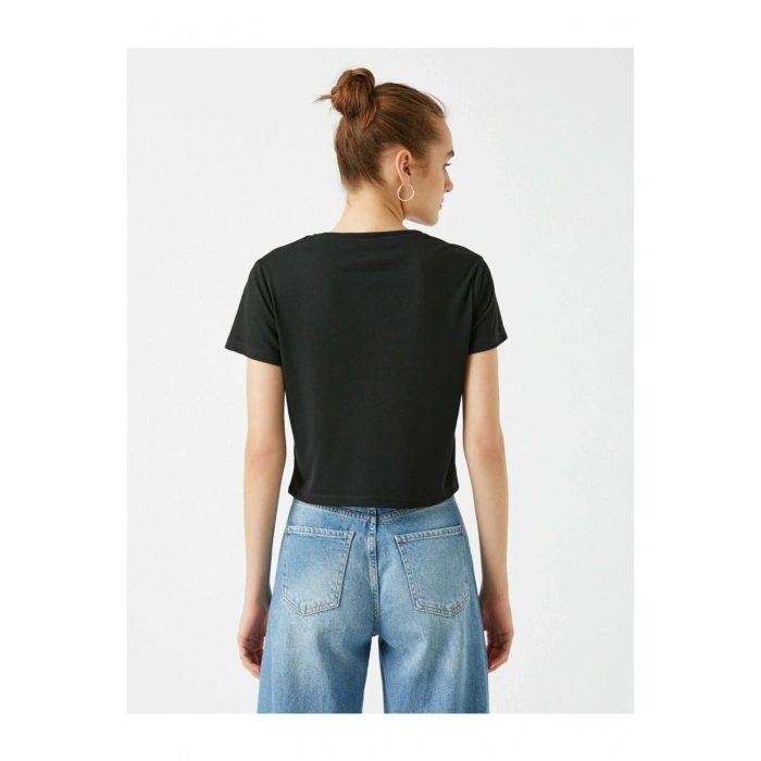 Kadın Yazili Baskili Tisört