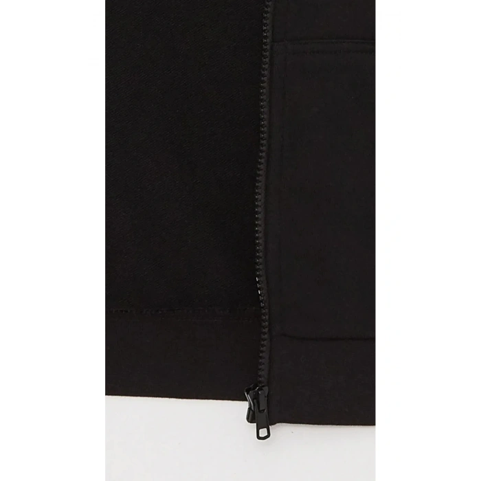 Kapüşonlu Basic Erkek Çocuk Fermuarlı Yelek