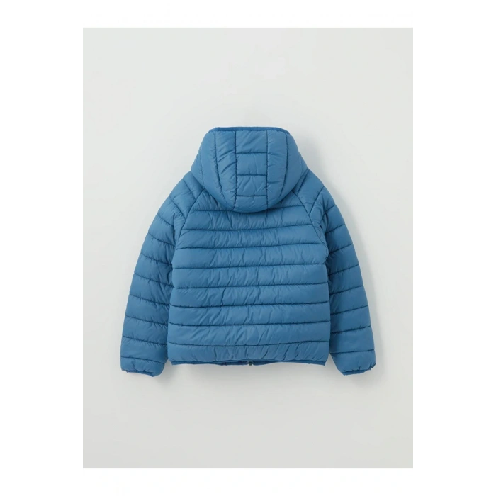 Kapüşonlu Erkek Çocuk Şişme Mont