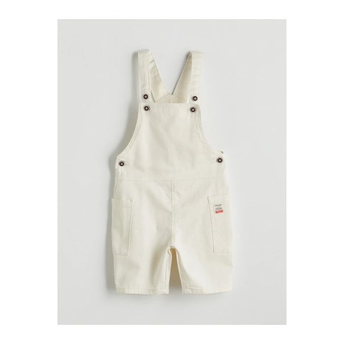 Kare Yaka Askılı Erkek Çocuk Salopet