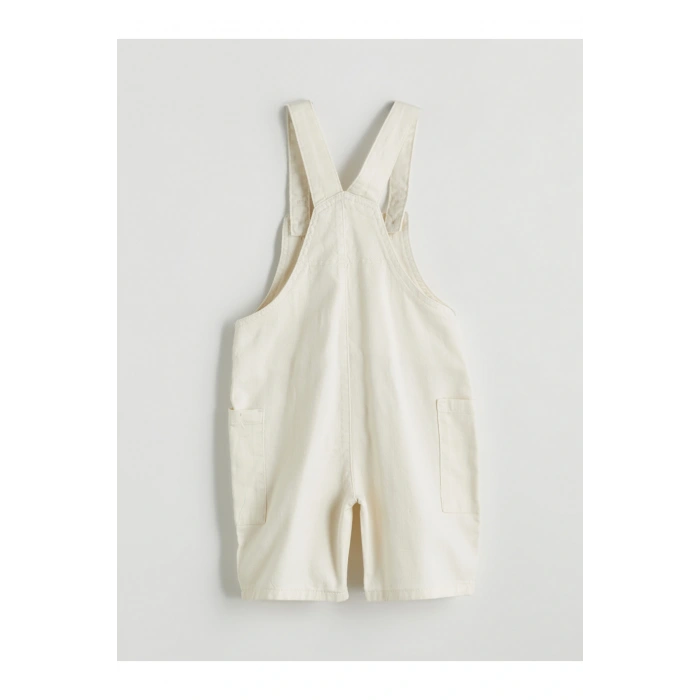 Kare Yaka Askılı Erkek Çocuk Salopet