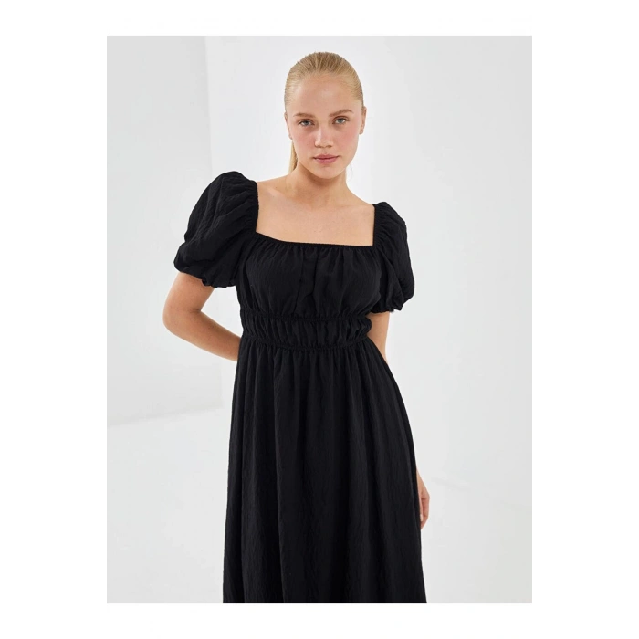 Kare Yaka Kadın Elbise (S5)