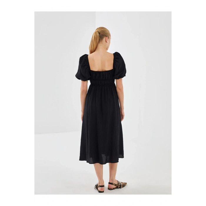 Kare Yaka Kadın Elbise (S5)