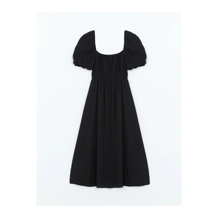 Kare Yaka Kadın Elbise (S5)