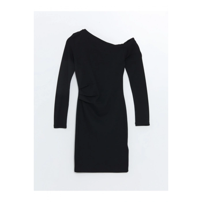 Kayık Yaka Kadın Elbise