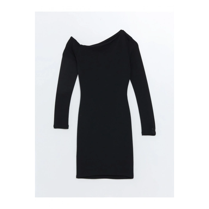 Kayık Yaka Kadın Elbise