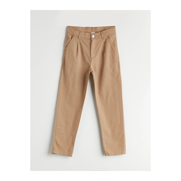 Keten Karışımlı Erkek Çocuk Pantolon