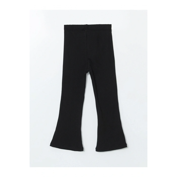 Kids Beli Lastikli İspanyol Paça Kız Çocuk Tayt