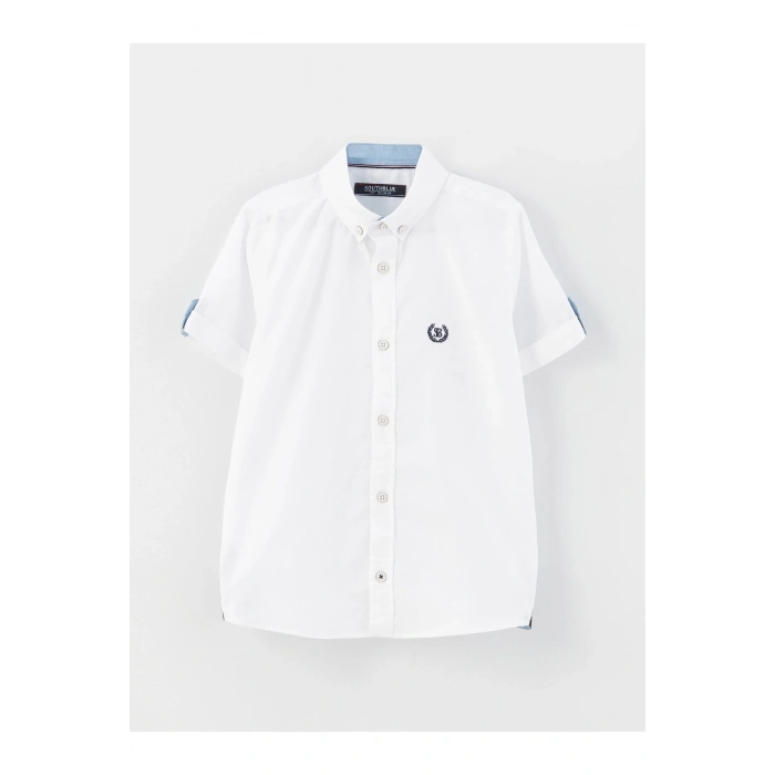 Kısa Kollu Erkek Çocuk Gömlek
