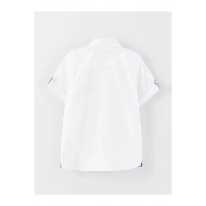 Kısa Kollu Erkek Çocuk Gömlek