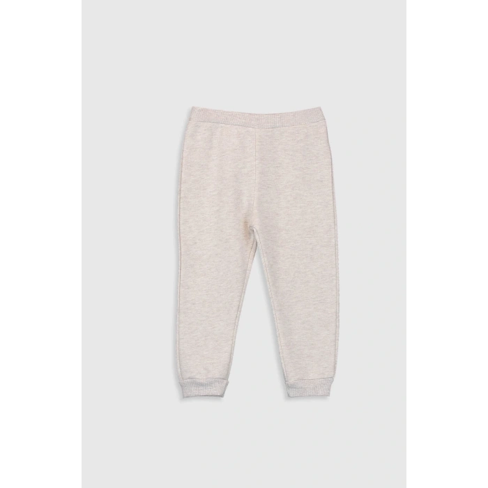 Kız Bebek Deve Tüyü Melanj D3C Eşofman Altı