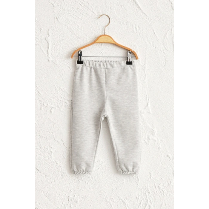 Kız Bebek Gri Melanj Ct3 Eşofman Altı