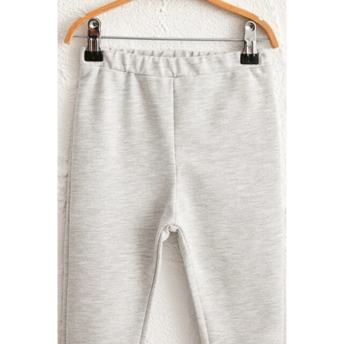 Kız Bebek Gri Melanj Ct3 Eşofman Altı