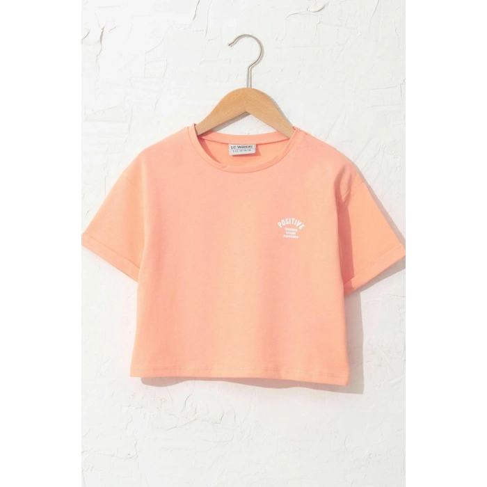 Kız Çocuk Açık Mercan Fng T-Shirt