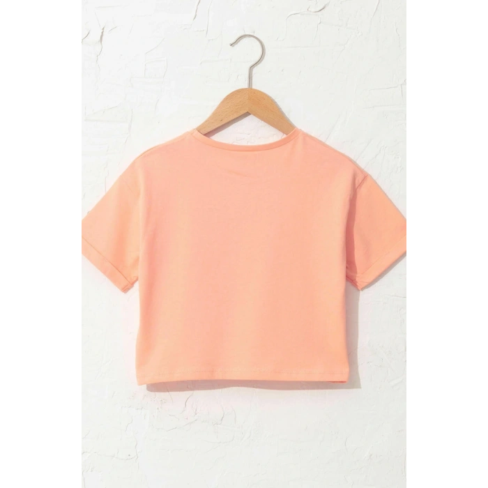 Kız Çocuk Açık Mercan Fng T-Shirt