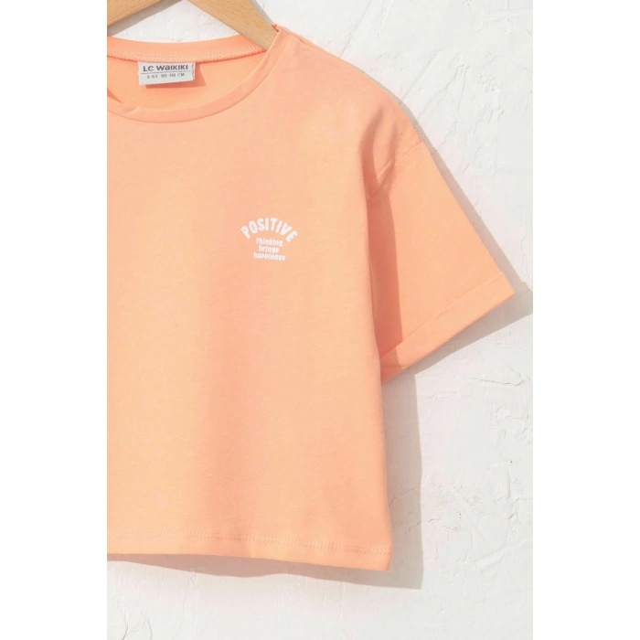Kız Çocuk Açık Mercan Fng T-Shirt