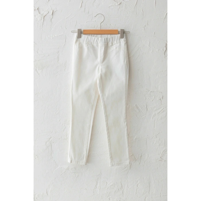 Kız Çocuk Ekru Rhg Pantolon