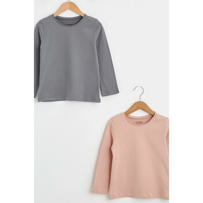 Kız Çocuk Mat Pembe Flk T-Shirt