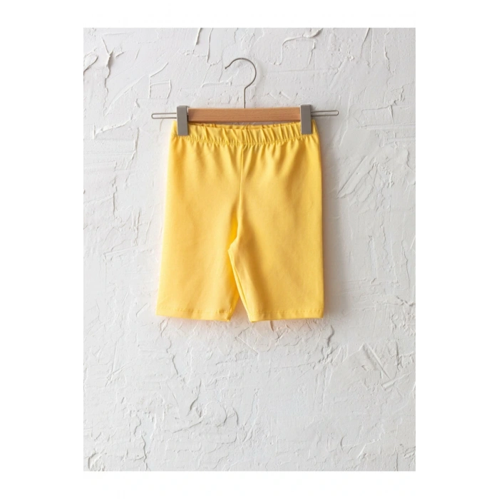Kız Çocuk Sarı Kısa Tayt