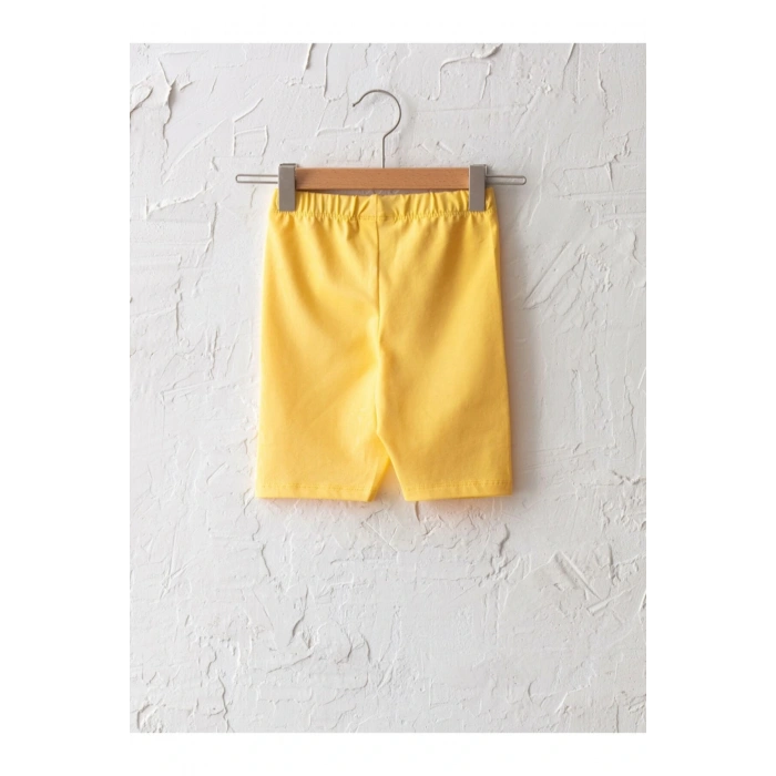 Kız Çocuk Sarı Kısa Tayt