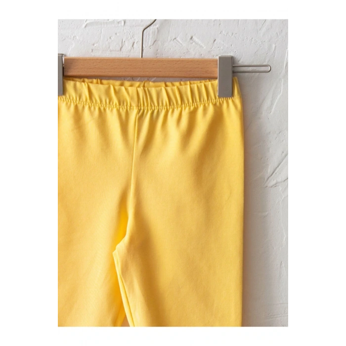 Kız Çocuk Sarı Kısa Tayt