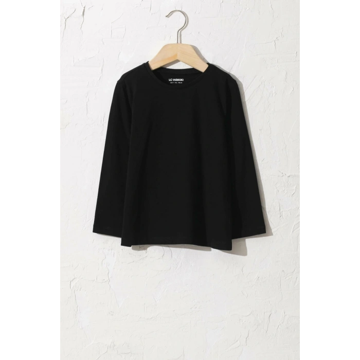 Kız Çocuk Yeni Siyah Cvl T-Shirt