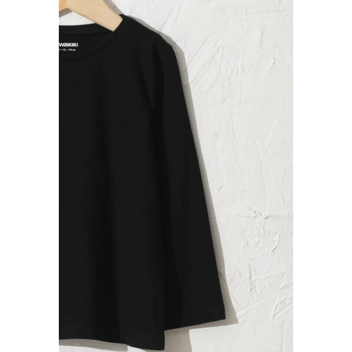 Kız Çocuk Yeni Siyah Cvl T-Shirt