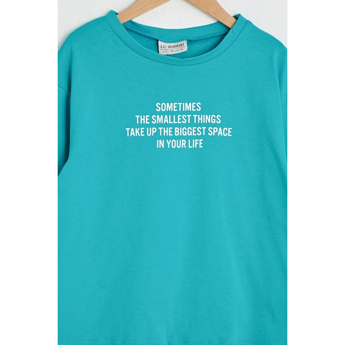 Kız Çocuk Yeşil Rbg T-Shirt