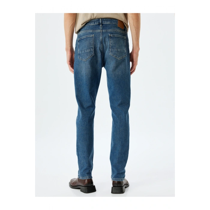 Koyu Indigo Erkek Yetişkin Jeans 5WAM40008ND